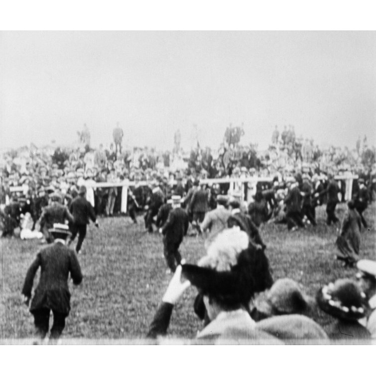 Winston Porter Posterazzi Women's Rights Derby 1913. /Ncrowd Rushing